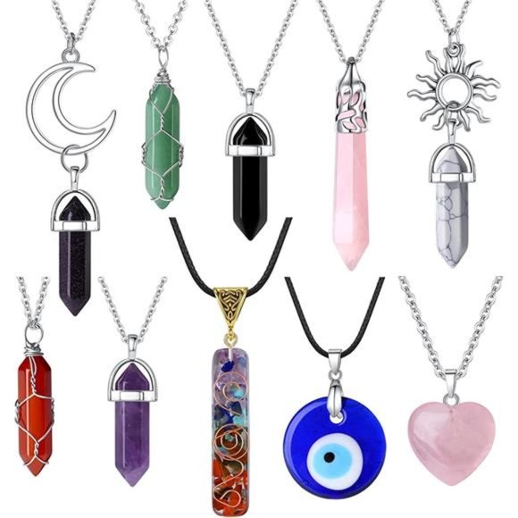 Accessories - MAIBAOTA 10 Pcs Crystal Necklace set